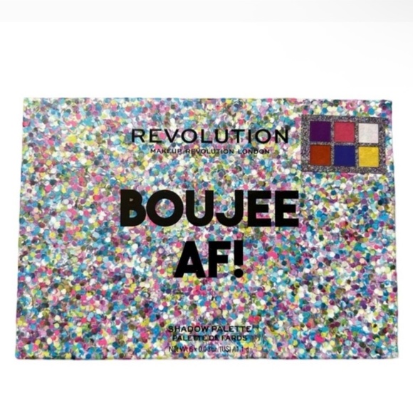 Revolution Boujee AF! Eyeshadow Palette | Bold Bright Colors | NEW - Picture 3 of 4